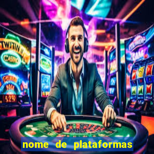 nome de plataformas de jogos